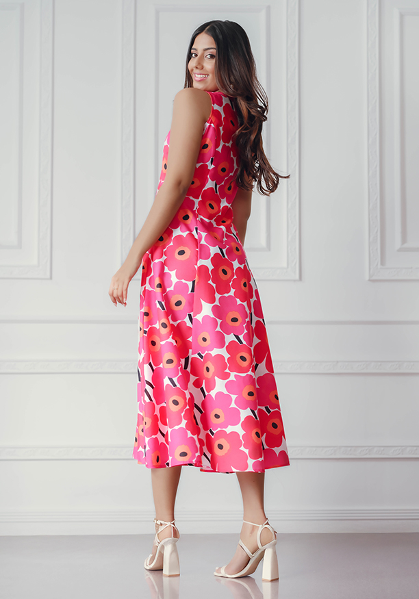 LAUREN PINK MAXI DRESS